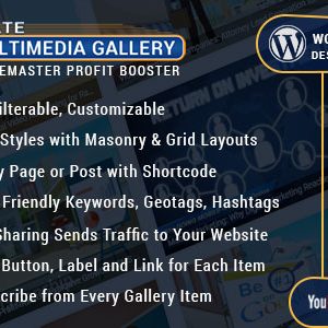 Ultimate WP Multimedia Gallery Plugin