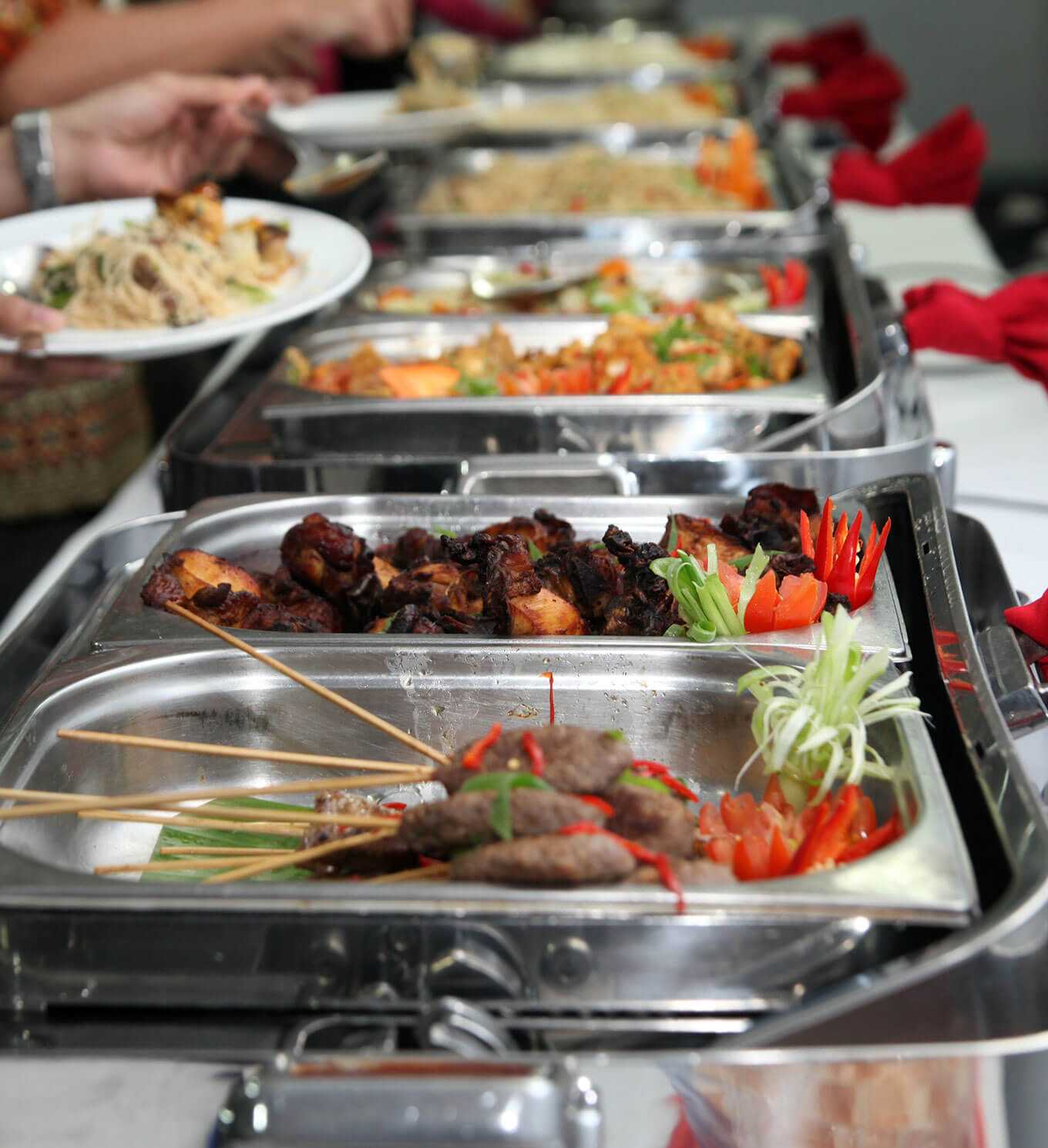 Buffet with Multiple Entrees and Discount Offer